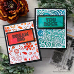 Simon Says Clear Stamps Positive Thoughts 3409msc Every Happiness Cathie Cowles Encouragement Cards