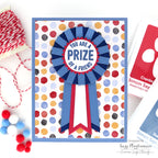 Simon Says Clear Stamps Prize Ribbon Sentiments 3450ssc First Place Friend Card Suzy Plantamura | color-code:ALT02