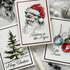 Simon Says Clear Stamps Season of Magic for Tim Holtz Workshop 2491ssc Tim Holtz Technique Card Samples