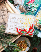 Simon Says Clear Stamps Season of Wonder for Tim Holtz Workshop 2492ssc Nina-Marie Trapani Peace on Earth Card