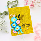 Simon Says Clear Stamps Simply Shabby 2487ssc Anne Fiene Bright Floral Birthday Card