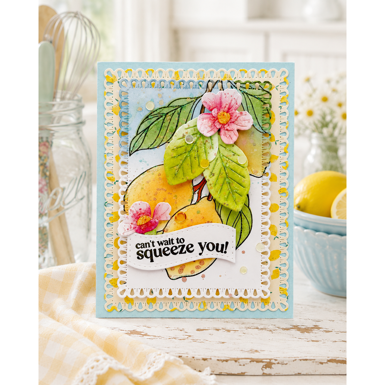 Simon Says Clear Stamps Squeeze You 3448ssc Every Happiness Melissa Phillips Layered Squeeze You Card