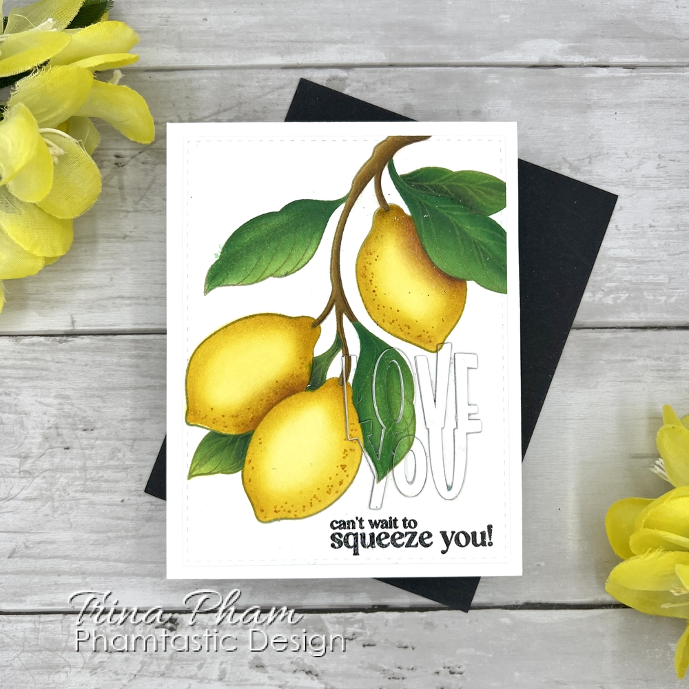 Simon Says Clear Stamps Squeeze You 3448ssc Every Happiness Trina Pham Lemons Squeeze You Card