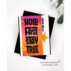 Simon Says Clear Stamps Stay True 3280msc In My Heart Hold Fast Stay True Card