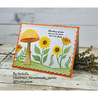Simon Says Clear Stamps Sunflower Meadow 3432ssc Every Happiness Natalia Alton Whimsical Meadow Card