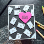 Simon Says Clear Stamps Surprise Mail 3430ssc Stamptember Cheiron Brandon Happy Mail Card