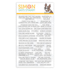 Simon Says Clear Stamps TINY WORDS FAITH sss101964
