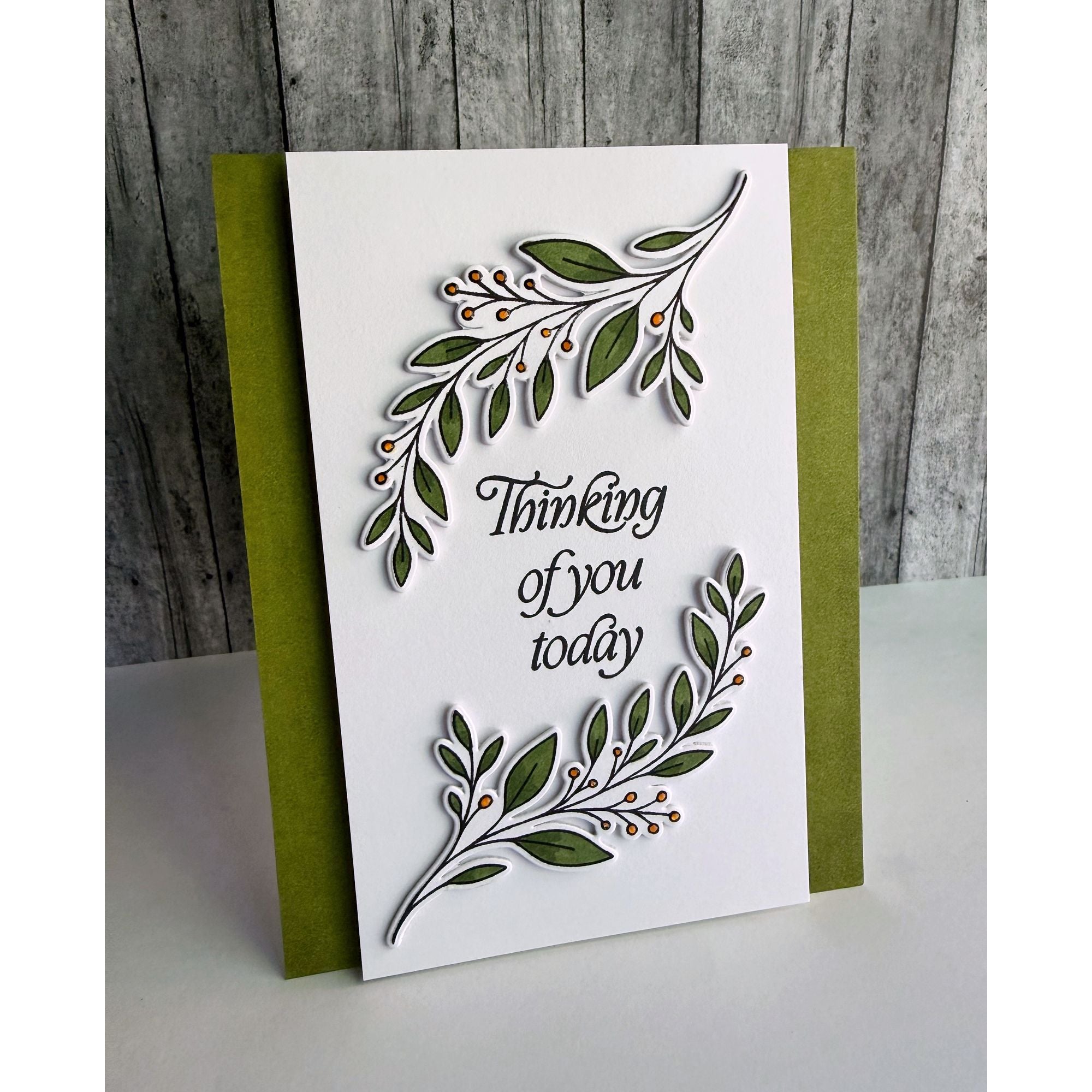 Simon Says Clear Stamps Today and Every Day 2405ssc Stamptember Lisa Addesa Thinking of You Card