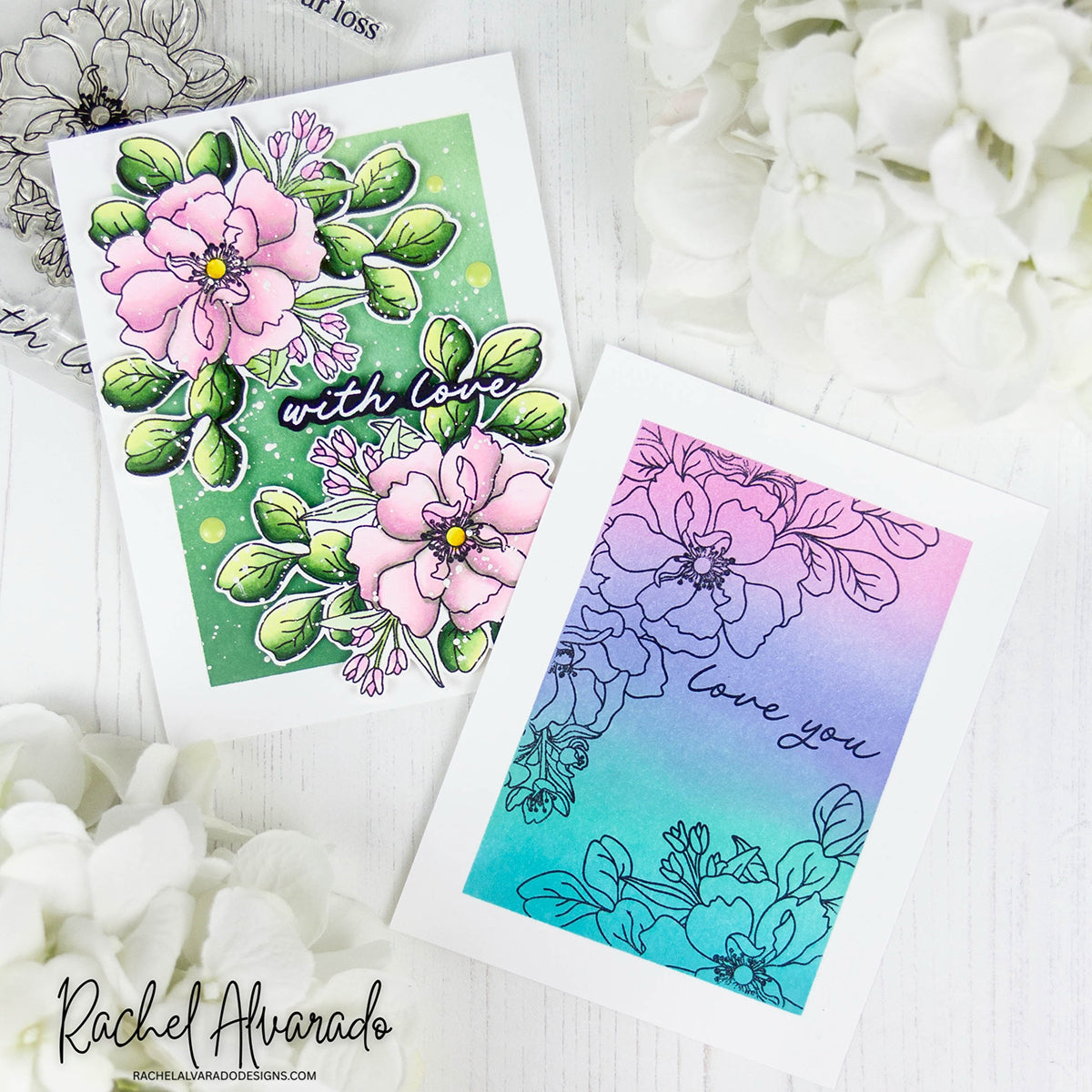 Simon Says Clear Stamps Wild Rose 2353ssc In My Heart Mother's Day Duo | color-code:ALT07