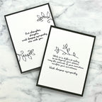 Simon Says Clear Stamps With Sympathy 2342ssc Always There Mary Reiner Sympathy Card Pair
