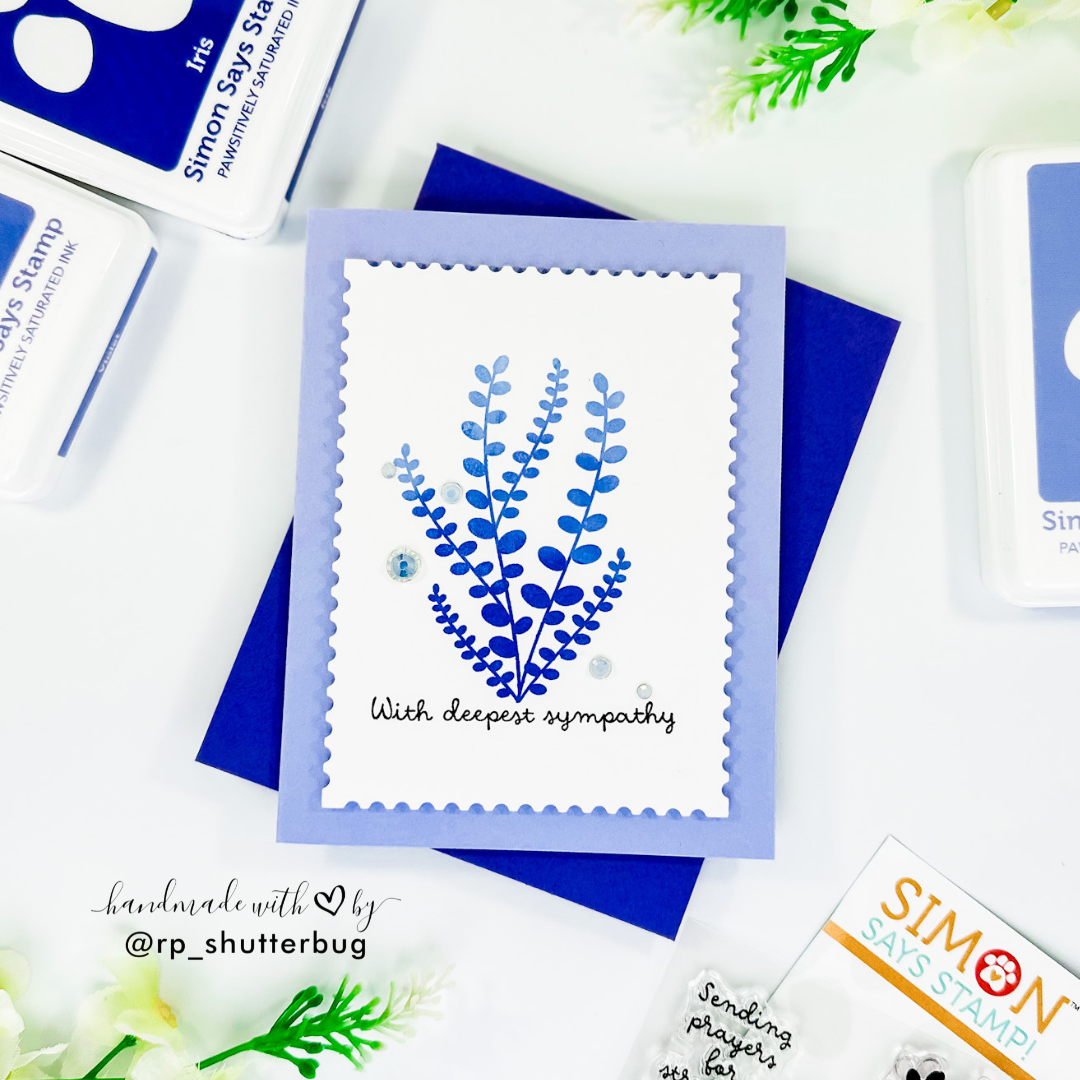 Simon Says Clear Stamps With Sympathy 2342ssc Always There Revati Panekar Sympathy Card 