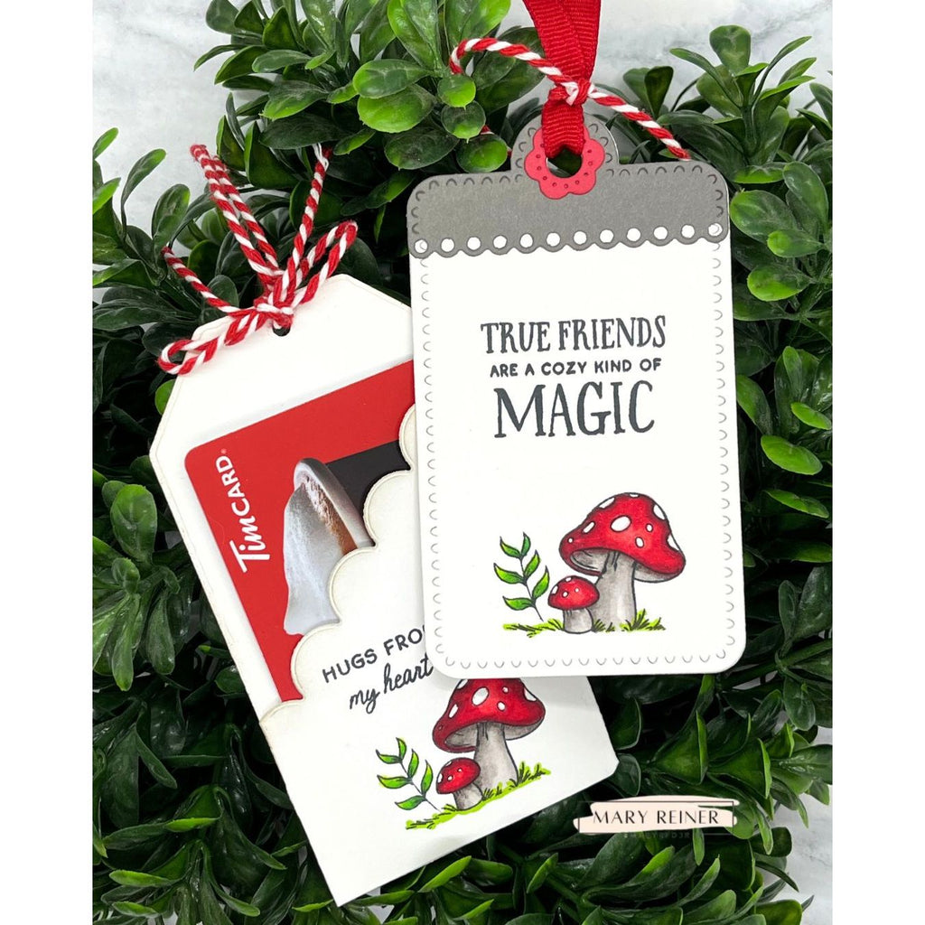 Simon Says Clear Stamps Woodland Friends 2370ssc Every Happiness Mary Reiner Mushroom Gift Card Holders