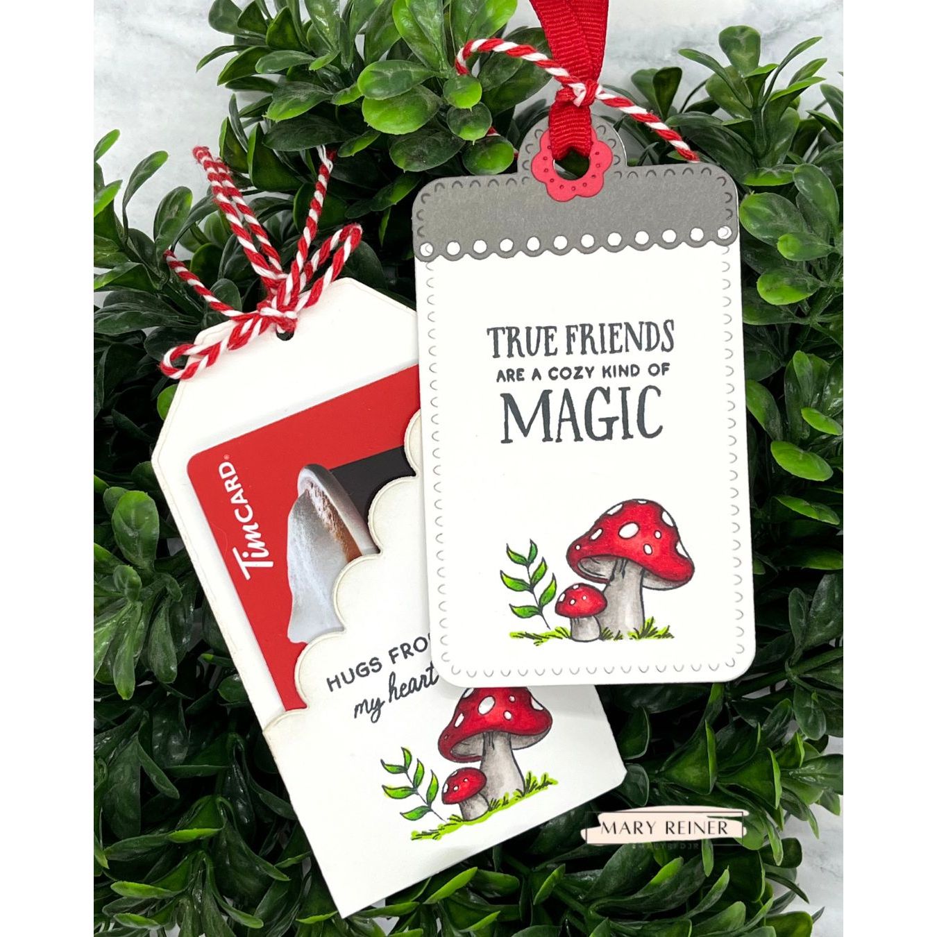 Simon Says Clear Stamps Woodland Friends 2370ssc Every Happiness Mary Reiner Mushroom Gift Card Holders