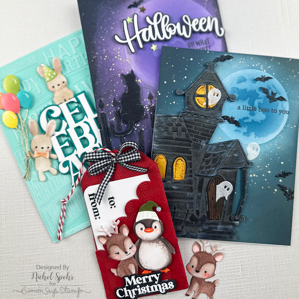 Simon Says Stamp 2026 Stamptember Embossing Folders and Dies I Want it All set1363wa Nichol Spohr