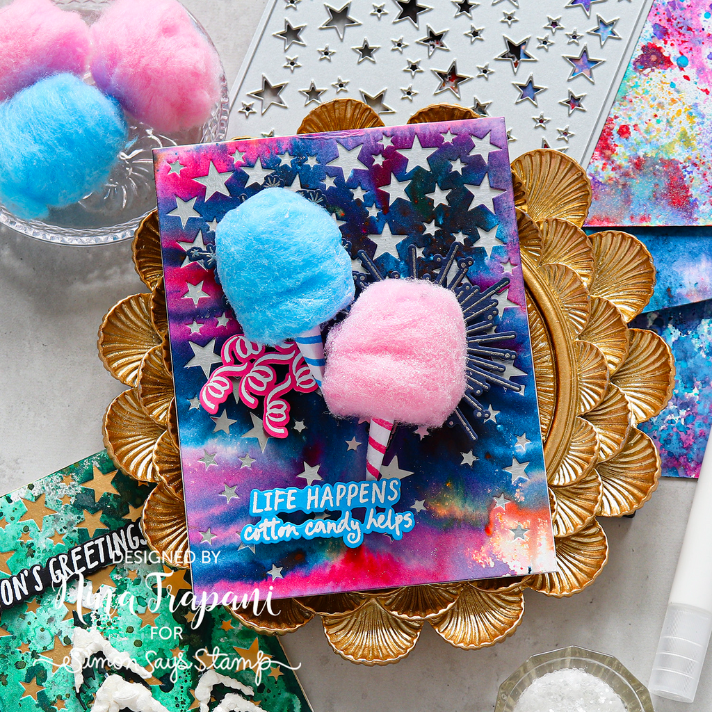 Simon Says Stamp 3D Cone Wafer Die 1697sd Cotton Candy Helps Card Nina-Marie Trapani | color-code:ALT04