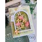 Simon Says Stamp A2 Stitched Arches Wafer Dies 1590sd Every Happiness Cez Tolentino Floral Arch Card