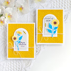 Simon Says Stamp A2 Stitched Arches Wafer Dies 1590sd Every Happiness Heather Hoffman Sunflower Card Duo