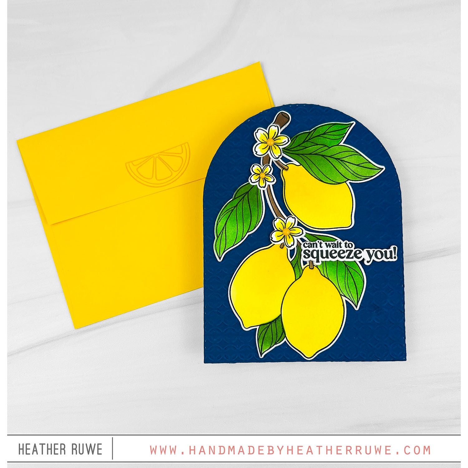 Simon Says Stamp A2 Stitched Arches Wafer Dies 1590sd Every Happiness Heather Ruwe Shaped Lemon Card