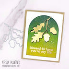 Simon Says Stamp Acorn Silhouette Wafer Dies 1656md Sending Cheer Miriam Prantner Blessed Card | color-code:ALT02