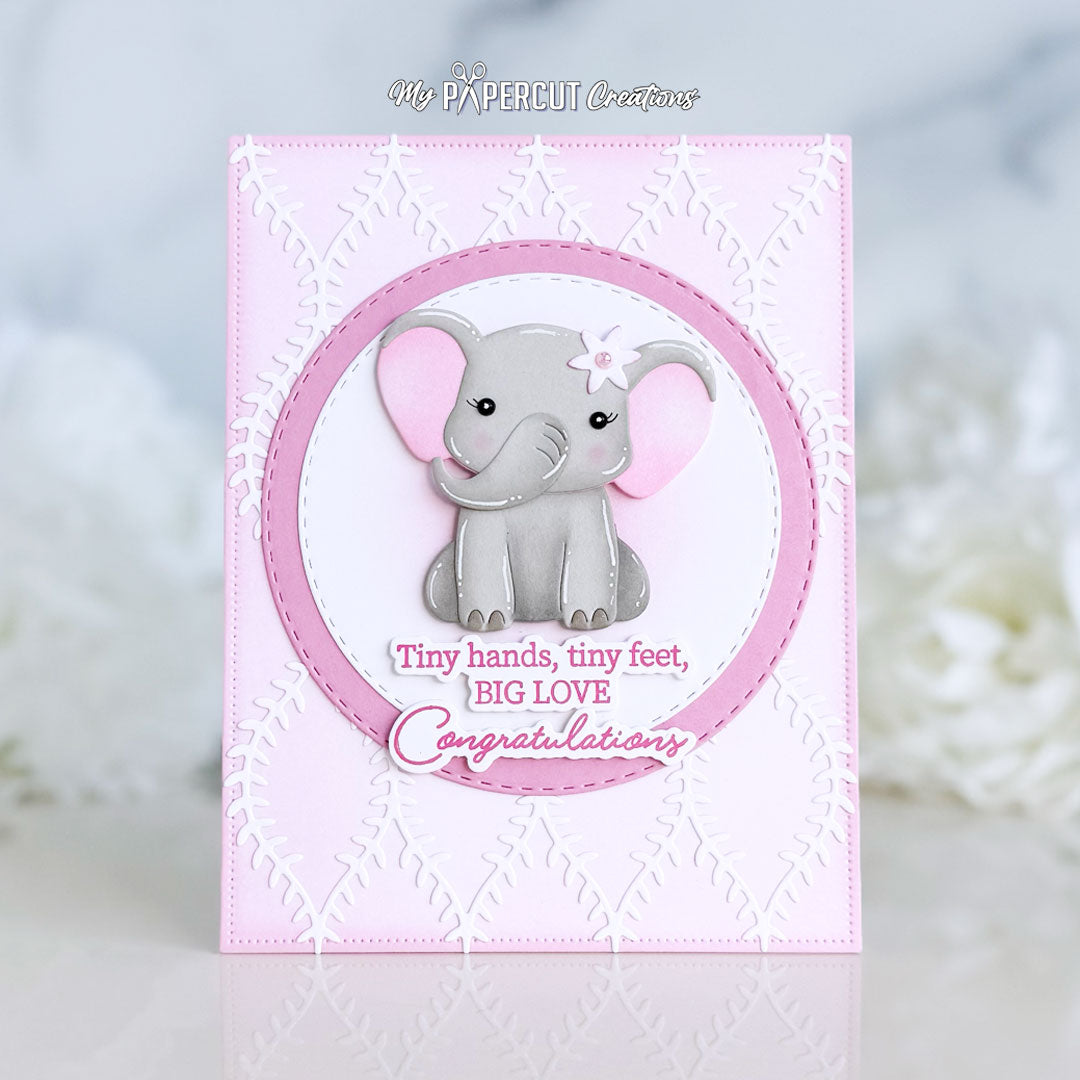 Simon Says Stamp Always There Collection I Want It All Stand Alone Dies set1254sa Fable Elephant