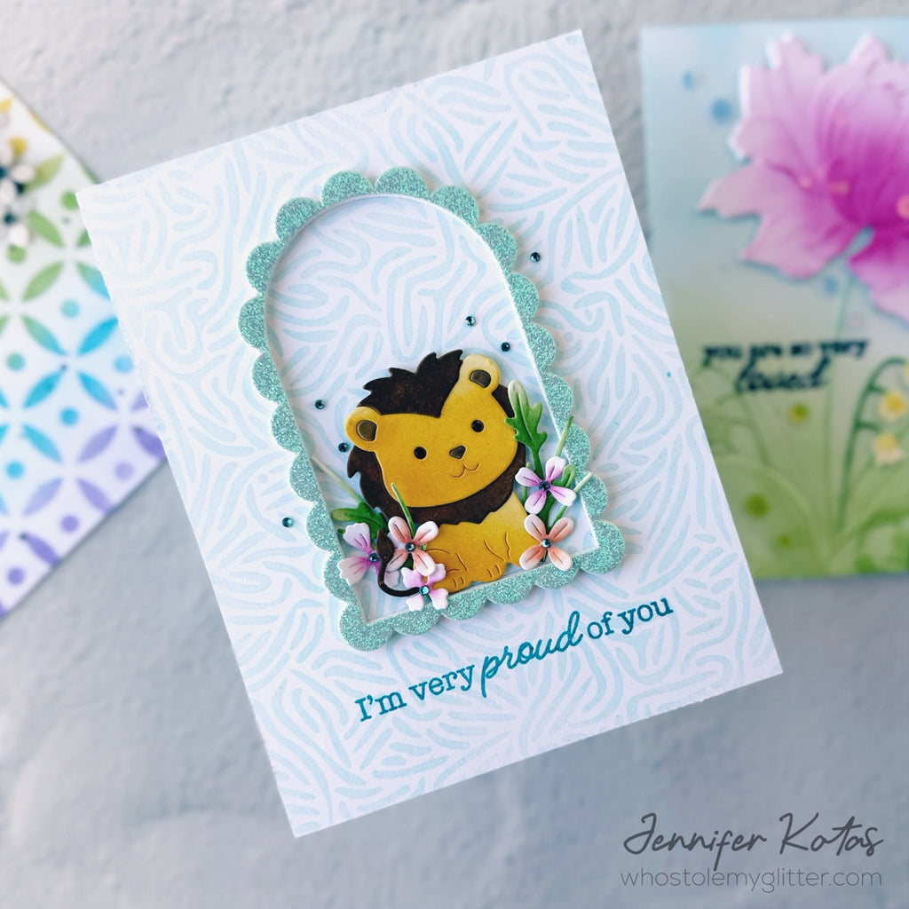 Simon Says Stamp Always There Collection I Want It All Stand Alone Dies set1254sa Fable Lion