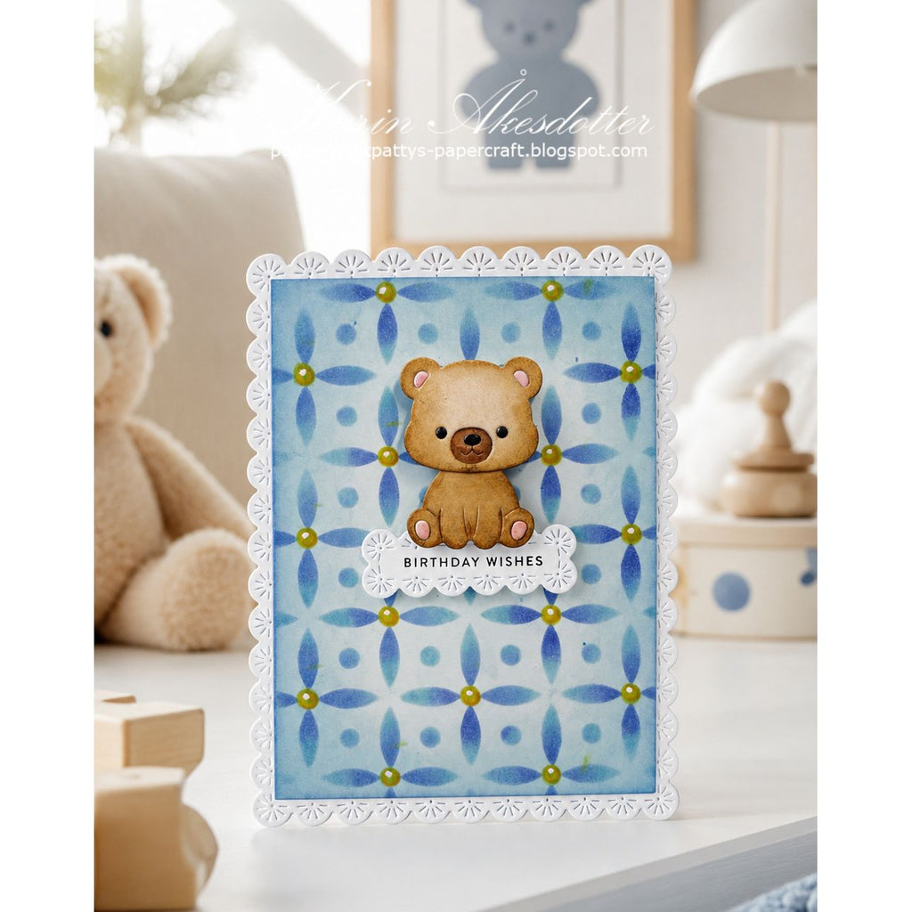 Simon Says Stamp Always There Collection I Want It All Stand Alone Dies set1254sa Fable Sitting Bear