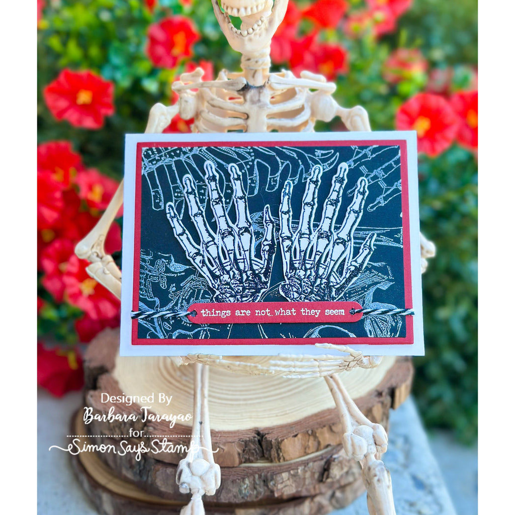 Simon Says Stamp Anatomy Chart Wafer Dies 411sss Barbara Tarayao Creepy Card | color-code:ALT04