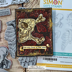 Simon Says Stamp Anatomy Chart Wafer Dies 411sss Tami Bastiaans Creepy Skull Halloween Card | color-code:ALT02