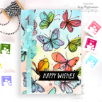 Simon Says Stamp Artsy Butterflies Wafer Dies 1638sdc Happy Wishes Card Suzy Plantamura | color-code:ALT03