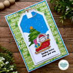Simon Says Stamp Baa La La Wafer Dies 1648sdc Stamptember Karen Maldonado Holiday Tag Card