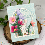 Simon Says Stamp Balloon Bunny Wafer Dies s1116 In My Heart Bunny in the Flowers Birthday Card Nichol Spohr | color-code:ALT01