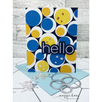 Simon Says Stamp Basic Shapes Circles Wafer Dies 8006sd Favorite Things Hello Card Maggie Haas