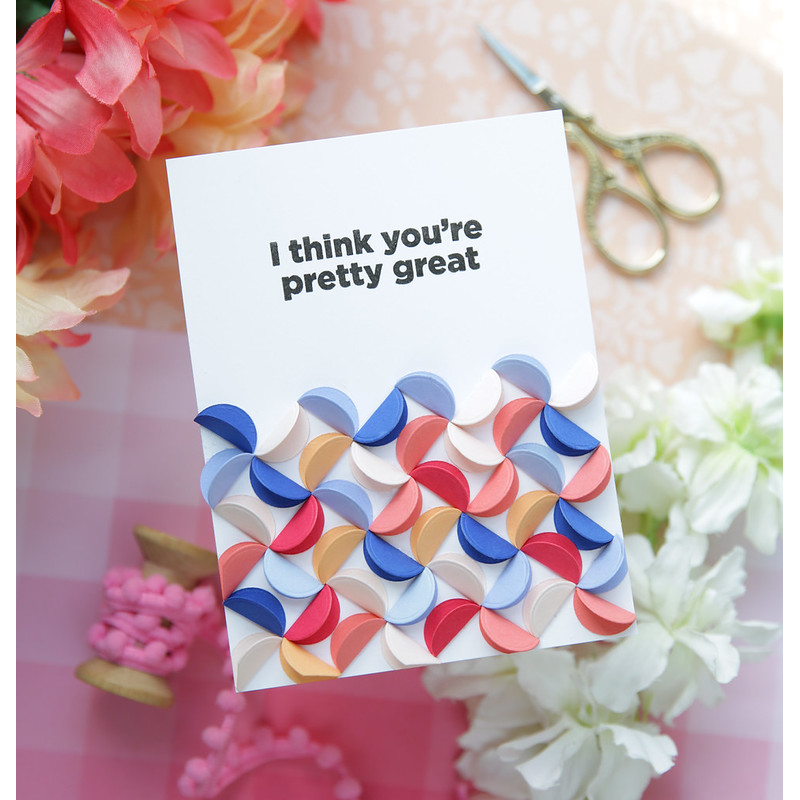 Simon Says Stamp Basic Shapes Circles Wafer Dies 8006sd Favorite Things Laura Bassen Folder Circles Pattern Card