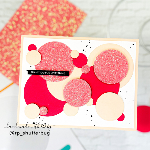Simon Says Stamp Basic Shapes Circles Wafer Dies 8006sd Favorite Things Thanks Card Revati Panickar | color-code:ALT05