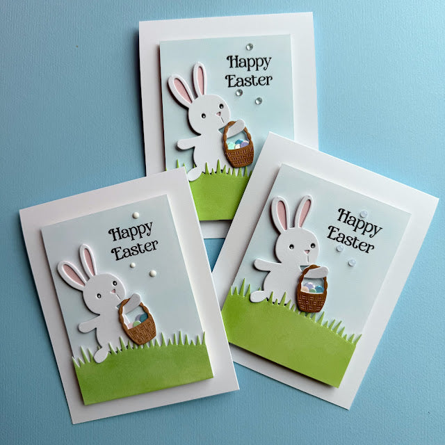 Simon Says Stamp Basket Bunny Wafer Dies s1119 Beautiful Moments Easter Cards Lisa Addesa | color-code:ALT08