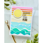 Simon Says Stamp Beach Bird's Eye Wafer Die 1623md Shine On Savannah O'Gwynn Bring on the Sun Card