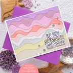 Simon Says Stamp Beach Bird's Eye Wafer Die 1623md Shine On Unique Color Combination Summer Card Keisha Charles | color-code:ALT05