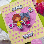Simon Says Stamp Best Sister Wafer Dies 1607sdc Always There Sweet Sister Card Keisha Charles | color-code:ALT01