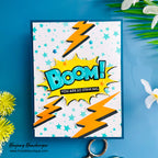 Simon Says Stamp Big Boom Wafer Dies 1677md Shine On Heejung Hunsberger Striking Card
