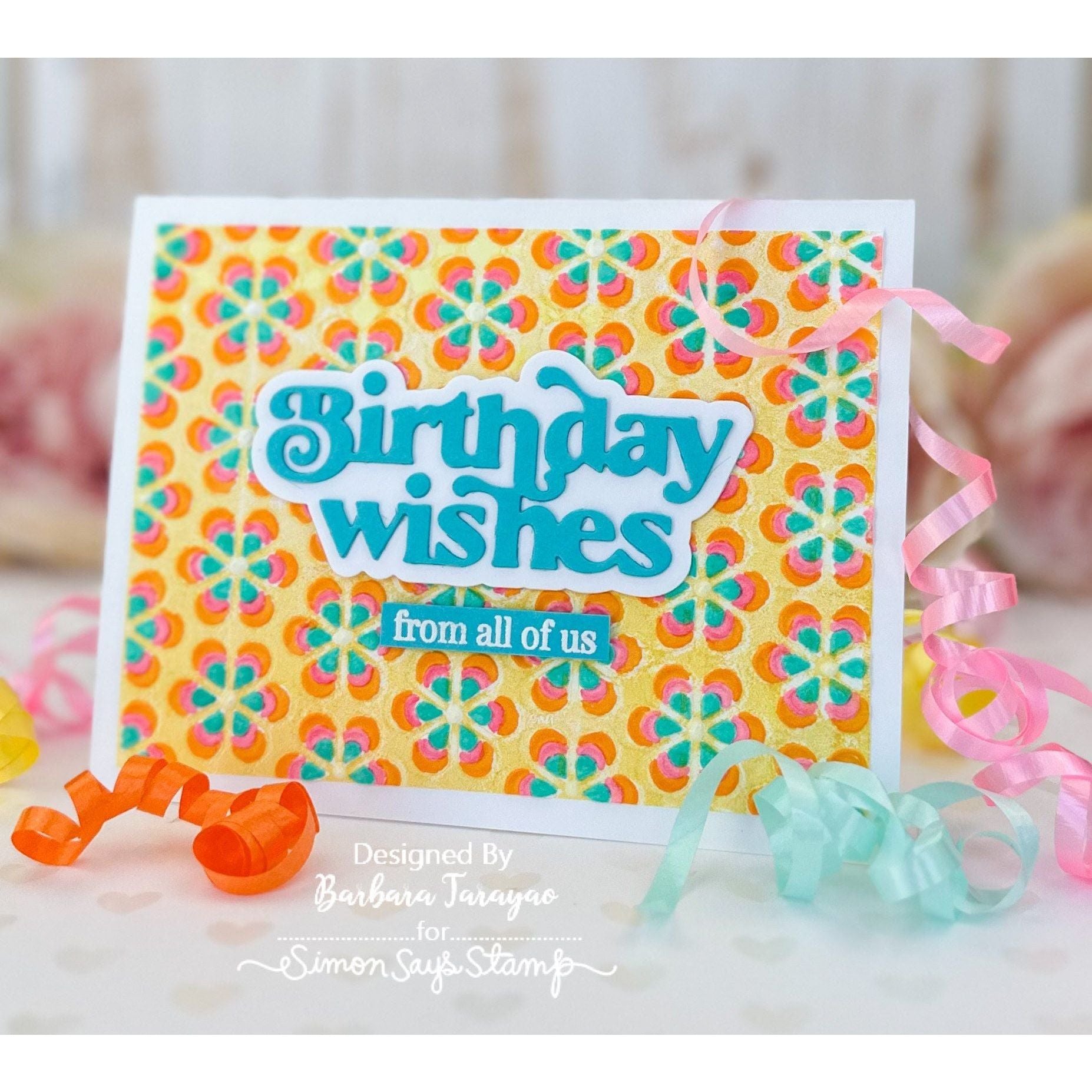Simon Says Stamp Birthday Wishes Wafer Dies sssd112883 Stamptember Birthday Card Barbara Tarayao | color-code:ALT02