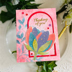 Simon Says Stamp Blooming Flower Wafer Dies 1632mdc Shine On Kailash Naidoo Thinking of You Card