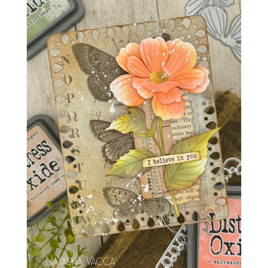 Simon Says Stamp Blushing Bloom Wafer Dies s1226 Stamptember Natasha Vacca Believe in You Card