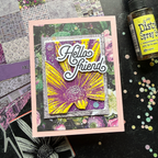 Simon Says Stamp Bold Botanicals Wafer Dies sss462 Cheiron Brandon Floral Friend Card with Patterned Paper | color-code:ALT03