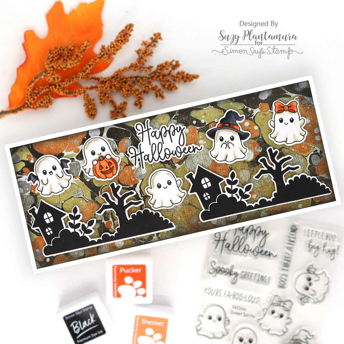 Simon Says Stamp Boo Bundle Halloween Craft Kit Suzy Plantamura