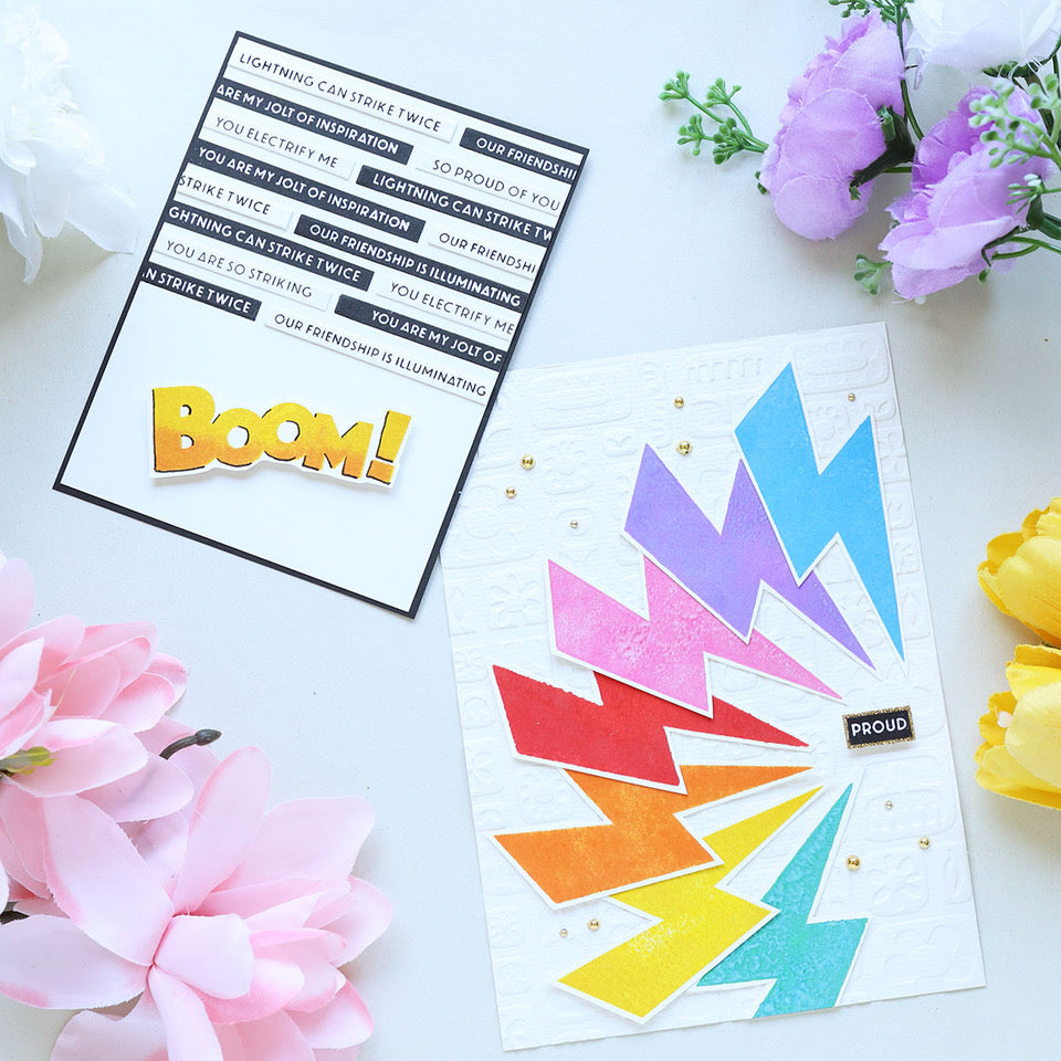 Simon Says Stamp Boom Wafer Dies 1659mdc Shine On Lorena Wakefield Encouragement Cards