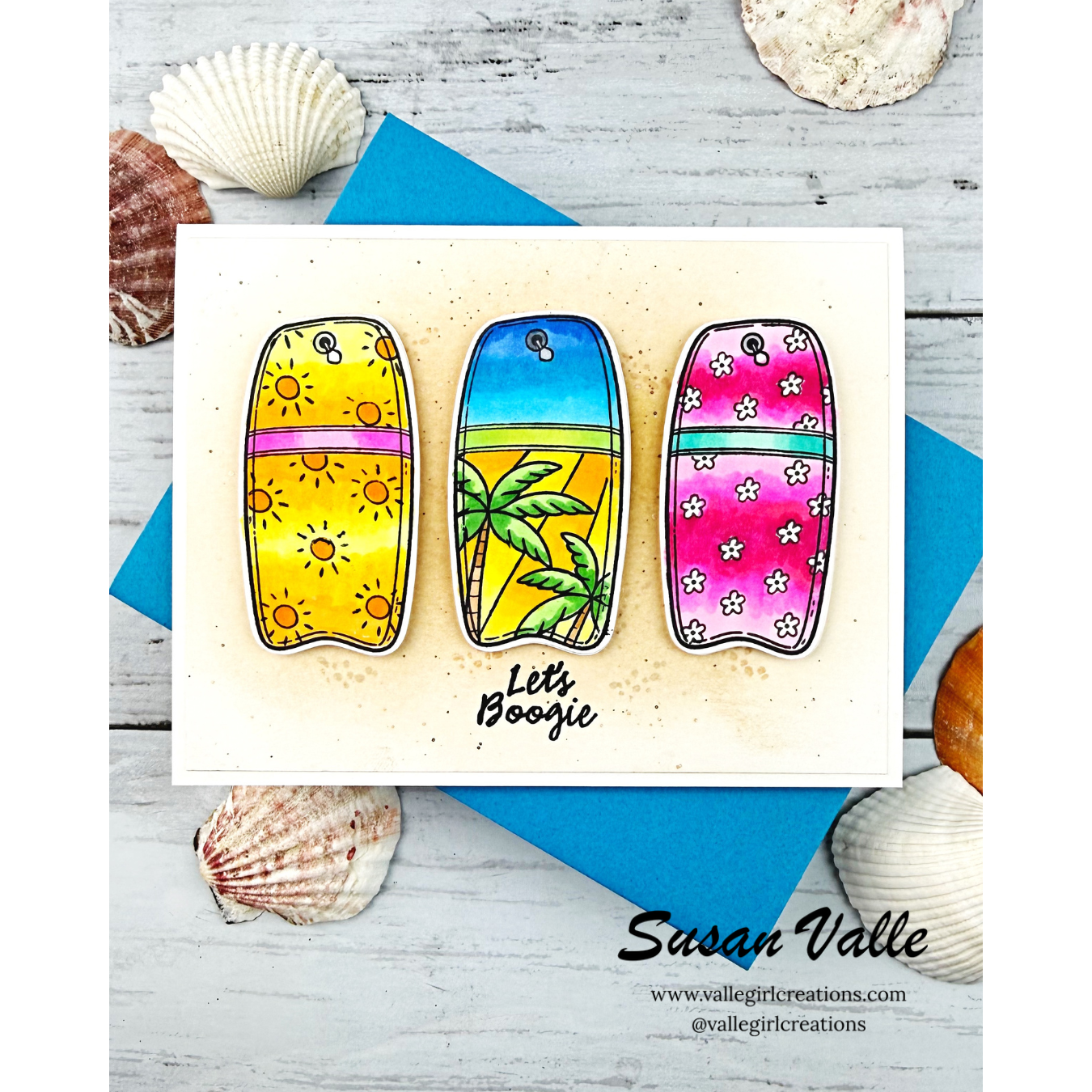 Simon Says Stamp Bring On the Sun Wafer Dies 1676sdc Shine On Susan Valle Boogie  Boards Card