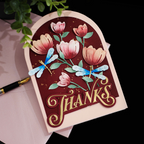 Simon Says Stamp Butterbloom Flowers Wafer Dies s1146 Every Happiness Bibi Cameron Opulent Arched Thanks Card | color-code:ALT04