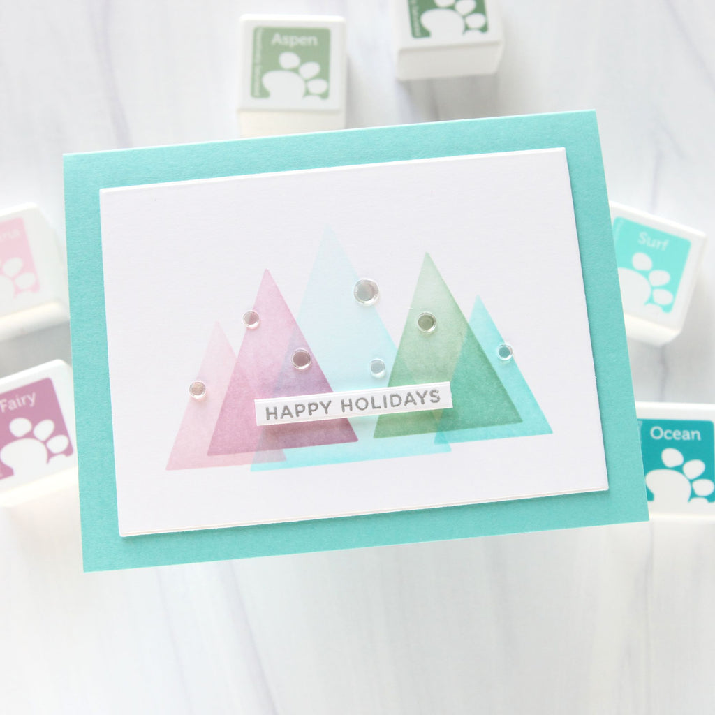 Simon Says Stamp CZ Design Christmas Joy in July Stamps Dies Stencil and Ink Cathy Zielske Happy Holidays Card | color-code:ALT07