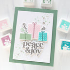 Simon Says Stamp CZ Design Christmas Joy in July Stamps Dies Stencil and Ink Cathy Zielske Peace and Joy Card | color-code:ALT01