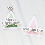 Simon Says Stamp CZ Design Christmas Joy in July Stamps Dies Stencil and Ink Cathy Zielske Pink and Green Christmas Tags | color-code:ALT04